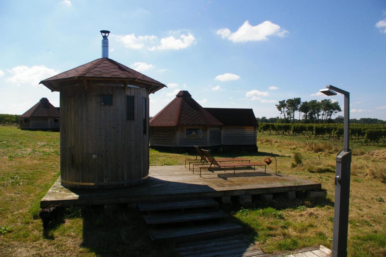 Village Privatise De Cabanes Insolites D'Ananda Ma Saint-Aubin-de-Lanquais Eksteriør bilde